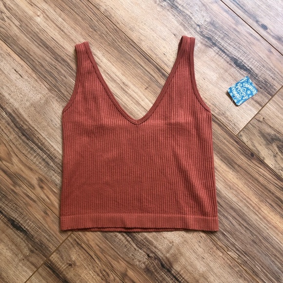Free People Tops - Intimately Free People Cropped Terracotta Tank NWT